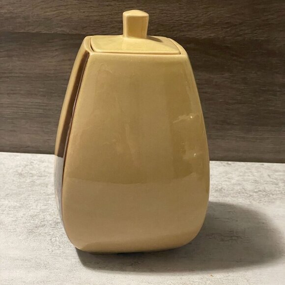 Vintage MCM Beauce Pottery Astral Philippe Lambert 8.5" Covered Canister Canada - Picture 2 of 12